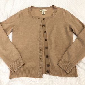 Beige Merino Wool Cardigan (Banana Republic)